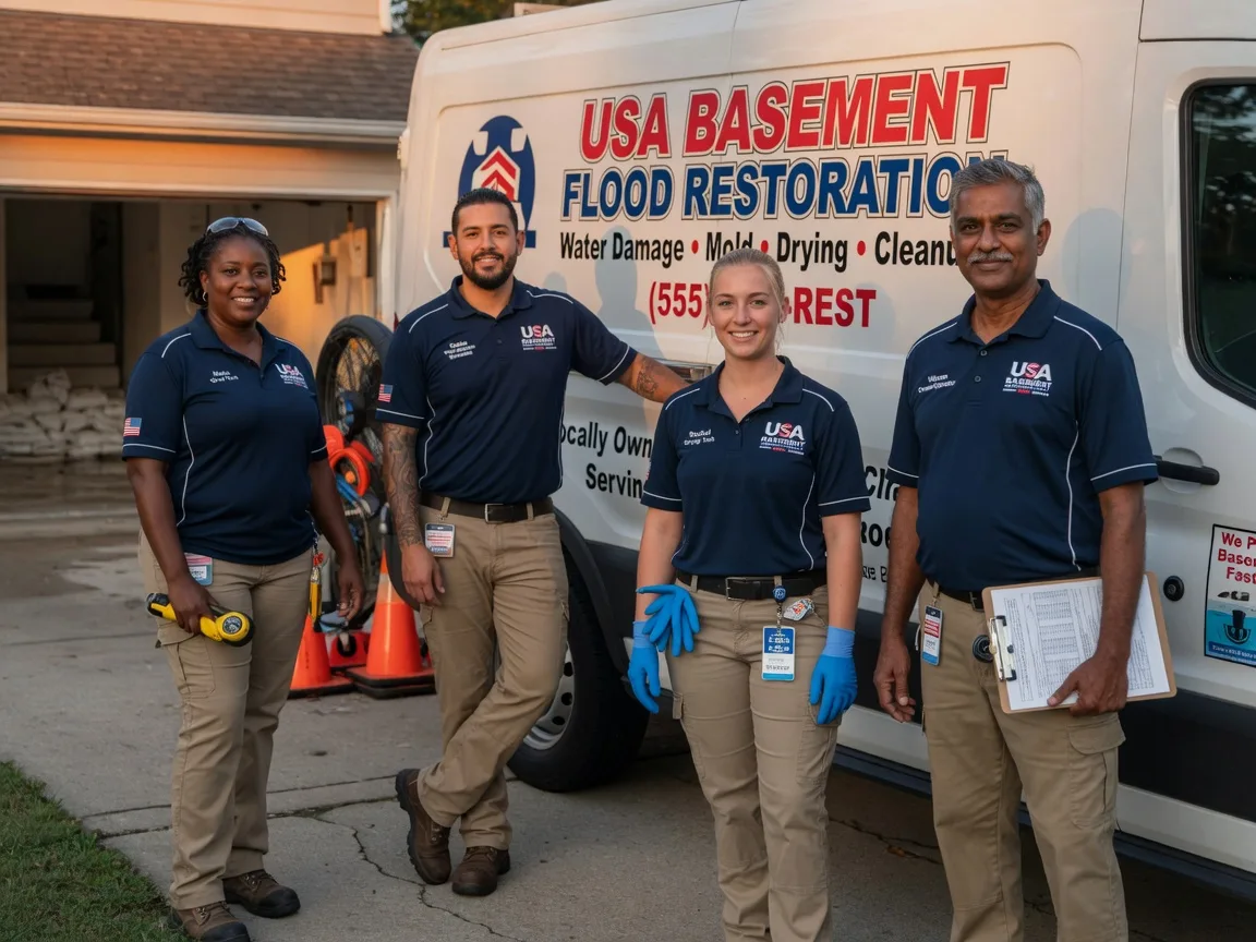 Basement Flood Cleanup company in Baskin, LA