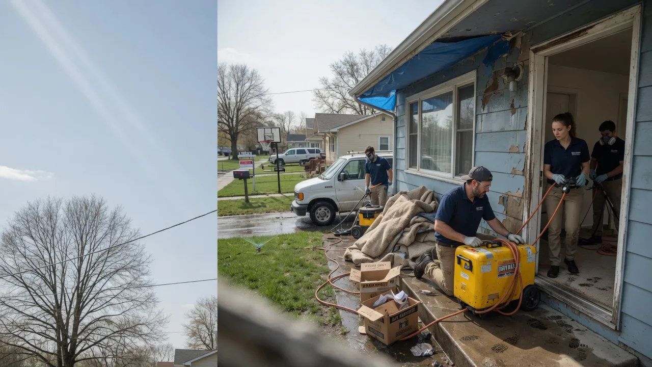 Basement Flood Cleanup in Baskin, LA near me